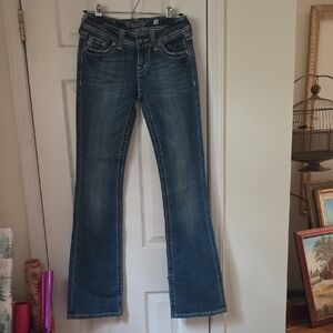 Miss Me Women's Boot Cut Blue Jeans